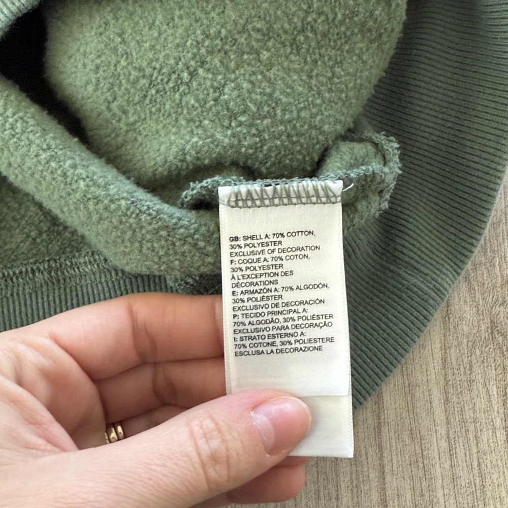 The North Face Women's Half Dome Pullover Hoodie Green Medium - Picture 4 of 6